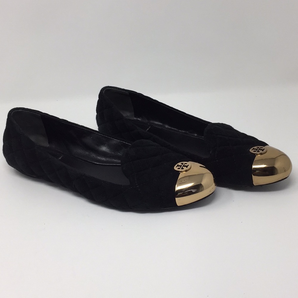 Tory Burch Black Quilted style sz8